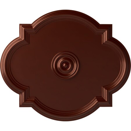 Waltz Ceiling Medallion (Fits Canopies up to 5 1/4"), 24"W x 20 1/2"H x 1 1/8"P, Antique Copper